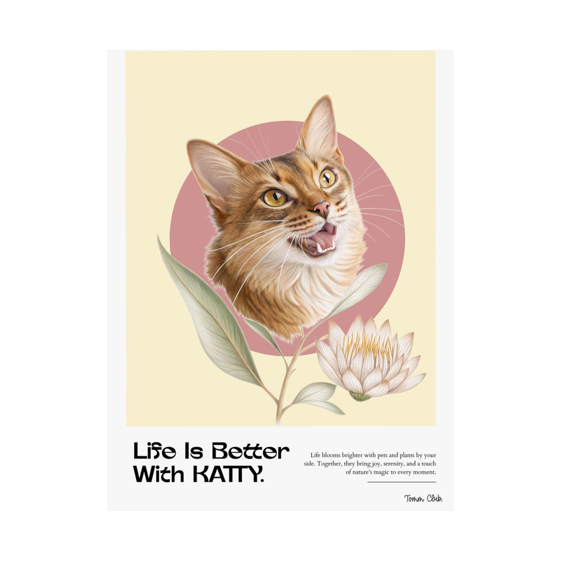 WHISKER MUSE STYLE - Custom Pet Poster