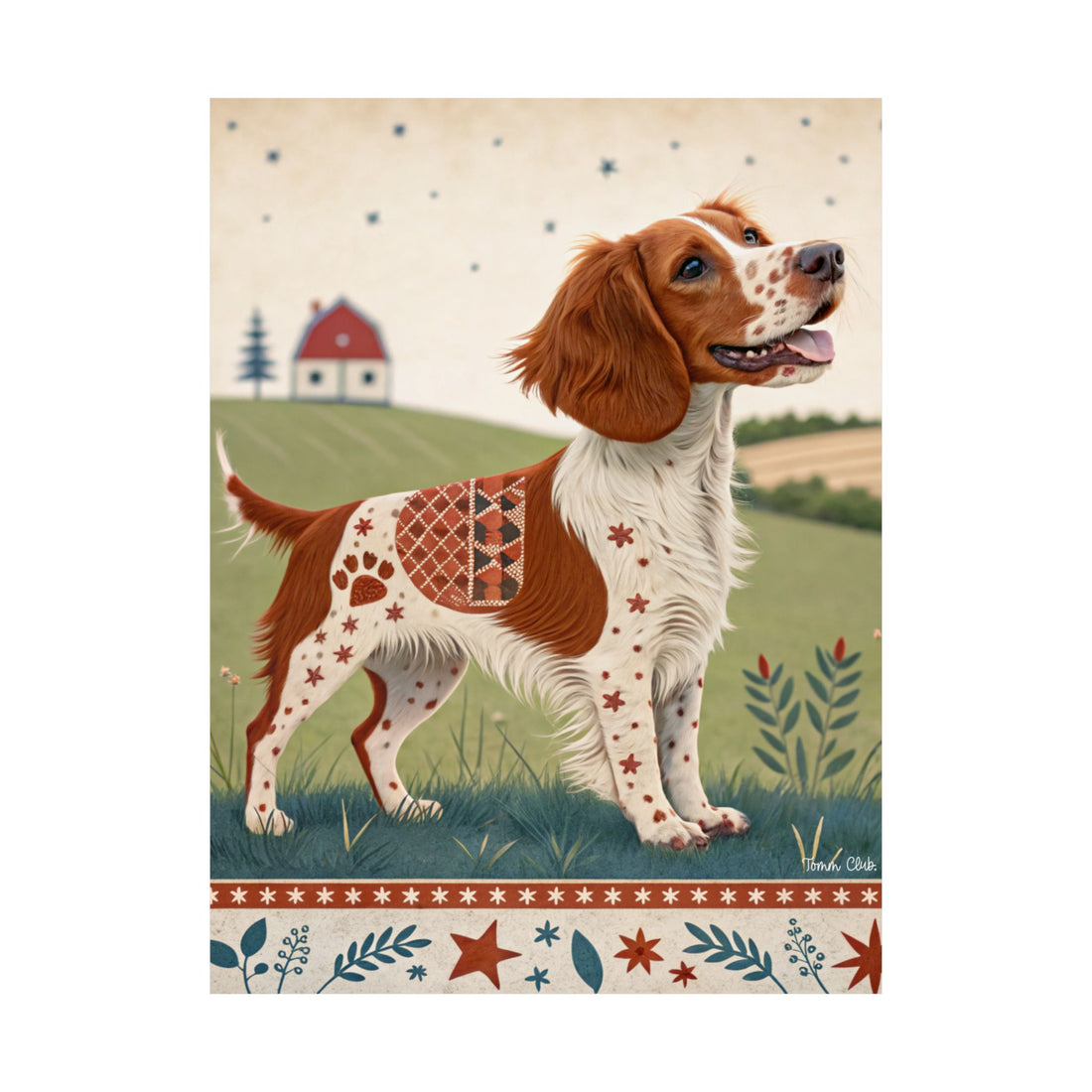 AMERICAN FOLK STYLE - Custom Pet Poster